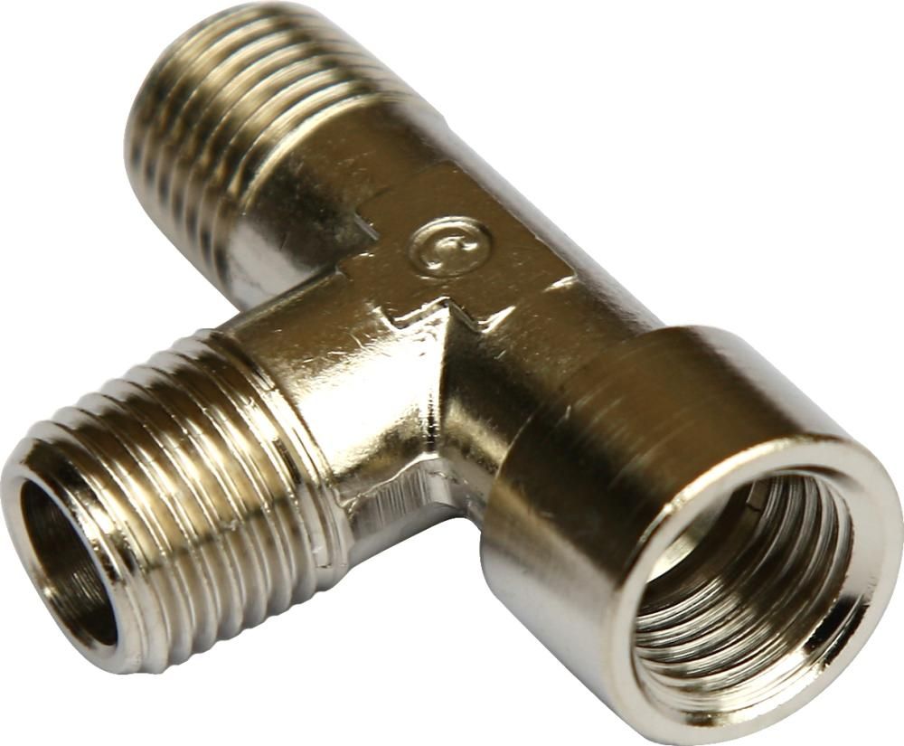 Соединение Camozzi Т-образное 1/4-1/4. Артикул 2050 1/4-1/4