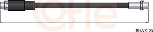 Тормозной шланг Cofle. Артикул 92.BH.VK123