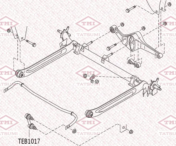 Тяга стабилизатора задняя L/R (Tatsumi). Артикул TEB1017