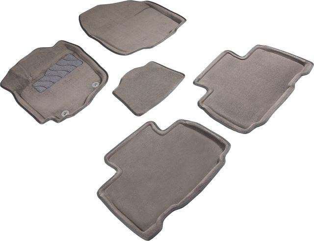 Коврики Seintex 3D ворсовые для салона Toyota RAV4 IV 2013-2026 Серые. Артикул 85860