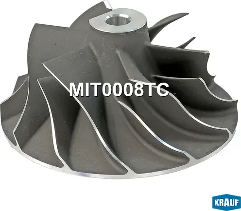 Крыльчатка турбокомпрессора Krauf. Артикул MIT0008TC