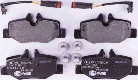 Тормозные колодки Hella. Артикул 8DB 355 010-661