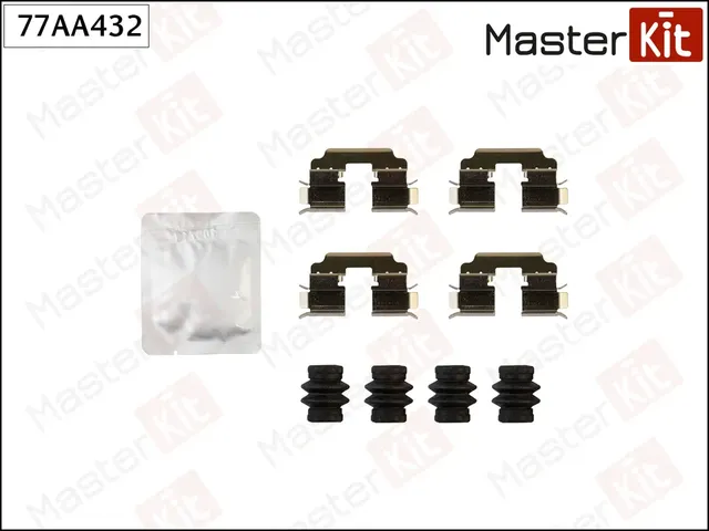 Комплект установочный тормозных колодок MERCEDES-BENZ B-CLASS 11- (Master KIT). Артикул 77AA432