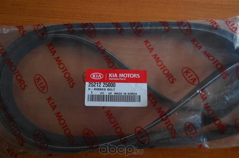 Приводной ремень поликлиновой Hyundai / KIA. Артикул 2521225000