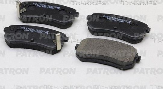 Тормозные колодки Patron задние для Kia Picanto I 2004-2011. Артикул PBP1627KOR