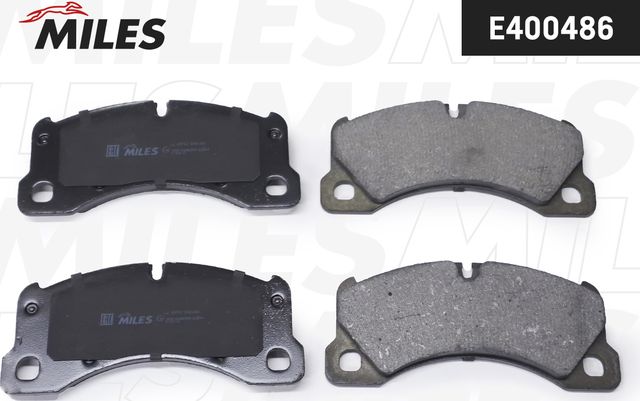 Тормозные колодки Miles (Low-Metallic). Артикул E400486