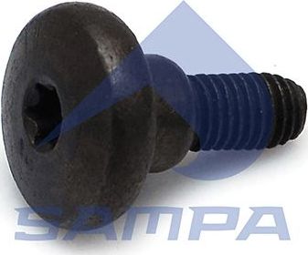 Радиатор масляный (маслоохладитель) для двигателя Sampa для Scania P 2003-2015. Артикул 043.128