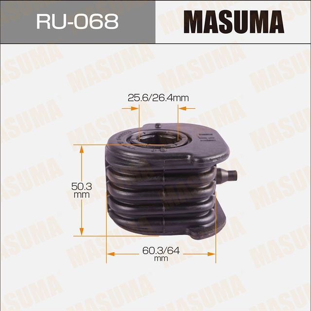 Сайлентблок переднего рычага подвески Masuma. Артикул RU-068