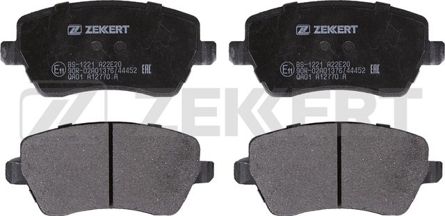 Тормозные колодки Zekkert передние для Lada Vesta I 2015-2026. Артикул BS-1221