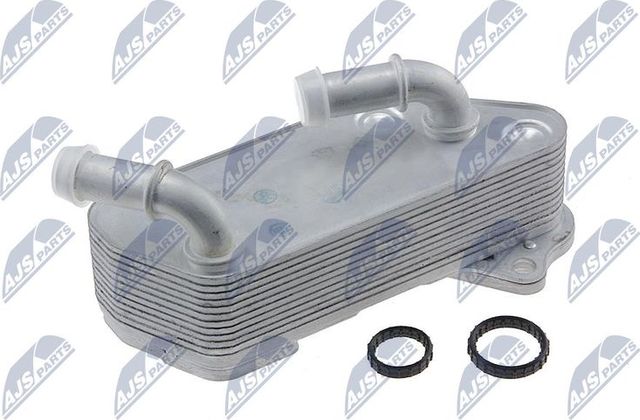 Радиатор масляный (маслоохладитель) для двигателя NTY (алюминий) для Saab 9-3 II 2002-2015. Артикул CCL-PL-009