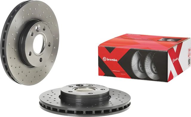 Тормозной диск Brembo XTRA LINE - Xtra передний для Volvo V40 Cross Country I 2012-2019. Артикул 09.A905.1X