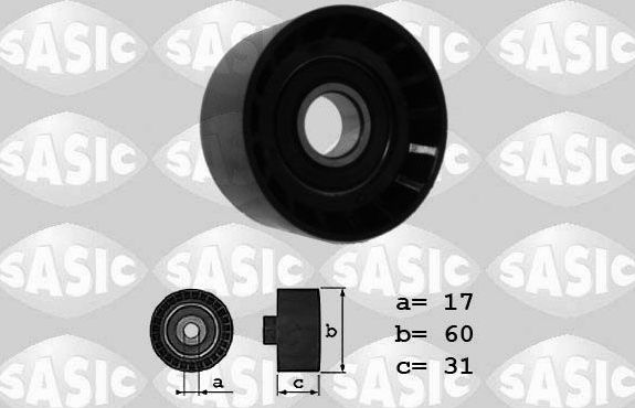 Направляющий (ведущий) ролик приводного поликлинового ремня Sasic. Артикул 1624007