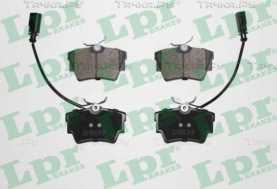 Тормозные колодки LPR задние для SEAT Alhambra I 1997-2010. Артикул 05P786