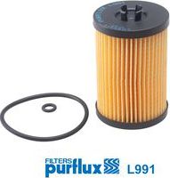 Масляный фильтр Purflux для Volkswagen Jetta VI 2010-2019. Артикул L991