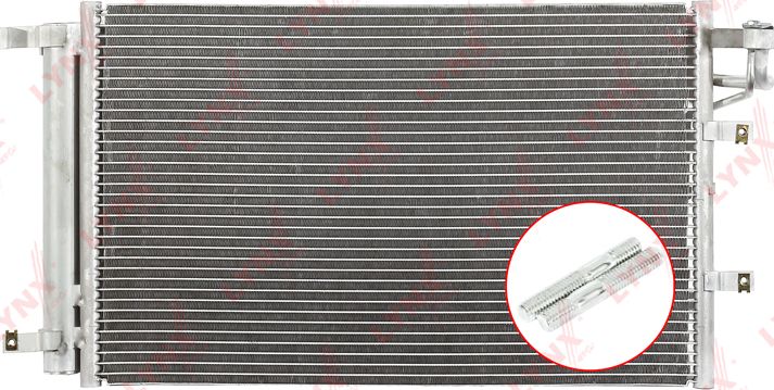 Радиатор кондиционера (конденсатор) LYNXauto. Артикул RC-0064