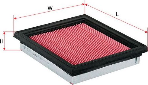 Воздушный фильтр Sakura для Nissan Note I 2006-2012. Артикул A-1832