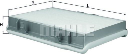 Салонный фильтр Mahle для Volkswagen Passat B3 1990-1994. Артикул LA 18