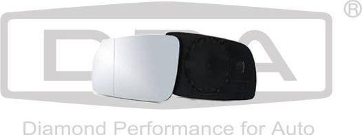 Зеркальное стекло бокового зеркала DPA левое для Skoda Fabia I 1999-2008. Артикул 88570104402