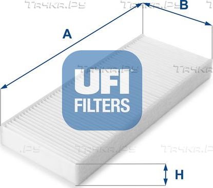Салонный фильтр UFI для Nissan Pathfinder R52 2014-2026. Артикул 53.214.00