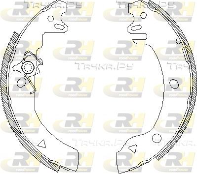 Тормозные колодки RoadHouse задние для Ford Fiesta II 1989-1995. Артикул 4186.00