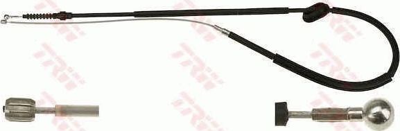 Трос ручника (тросик ручного тормоза) TRW. Артикул GCH2590