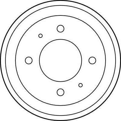 Тормозной барабан TRW. Артикул DB4267