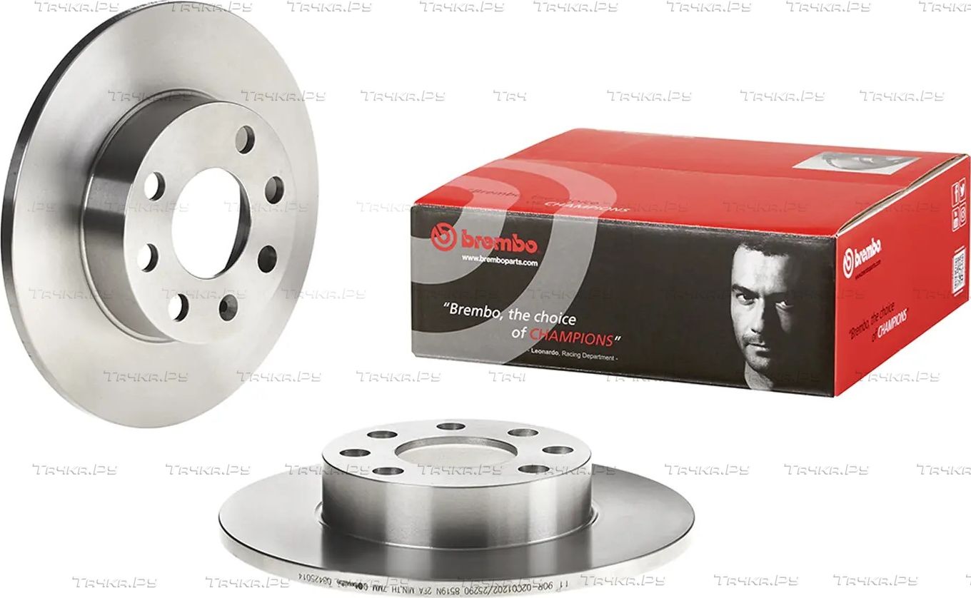 Тормозной диск Brembo передний для Opel Kadett E 1984-1994. Артикул 08.4250.14