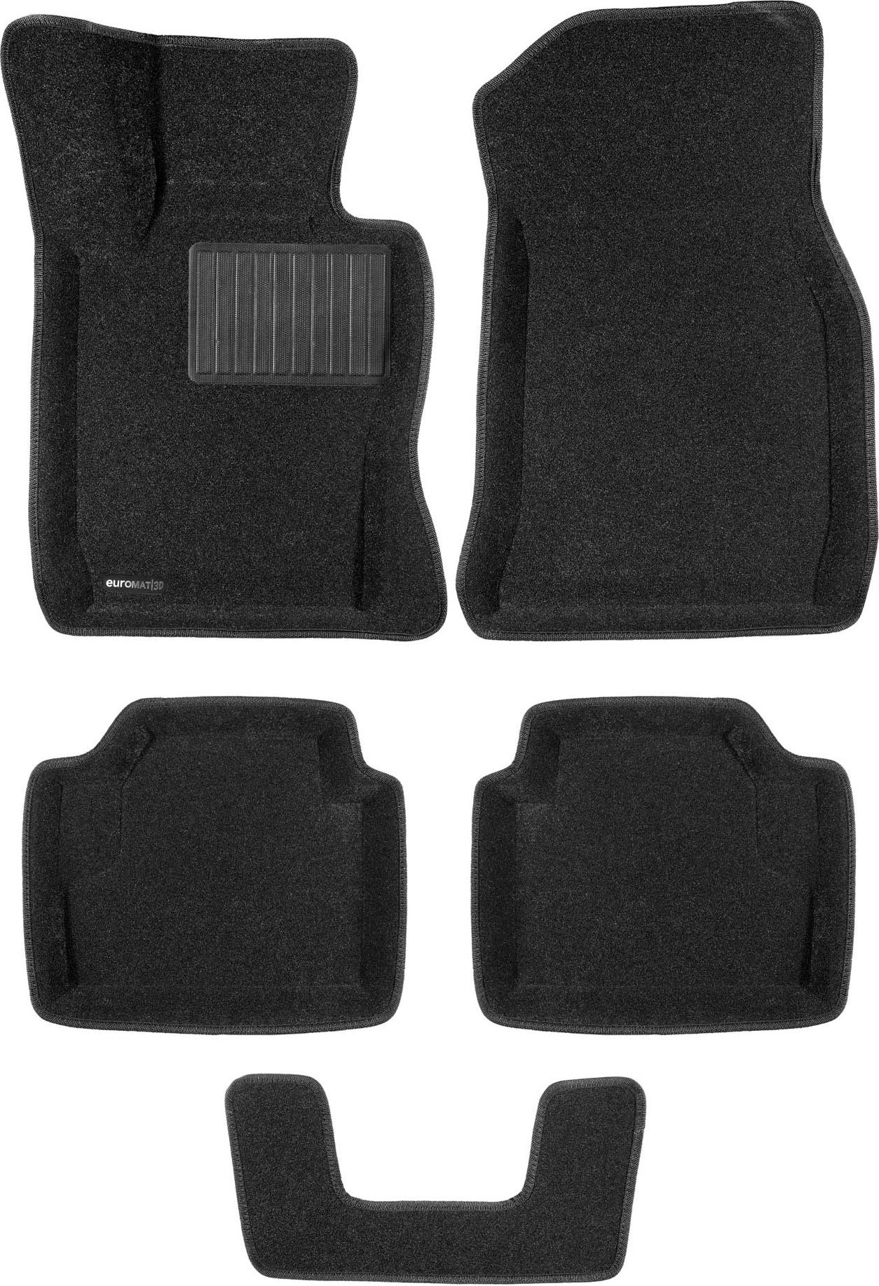 Коврики текстильные Euromat 3D Business для салона BMW 4 F32 2013-2026. Артикул EMC3D-001221
