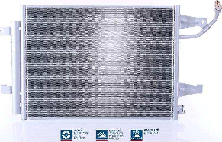 Радиатор кондиционера (конденсатор) Nissens (алюминий). Артикул 940067