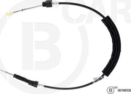 Трос переключения передач КПП B CAR. Артикул 001VW335