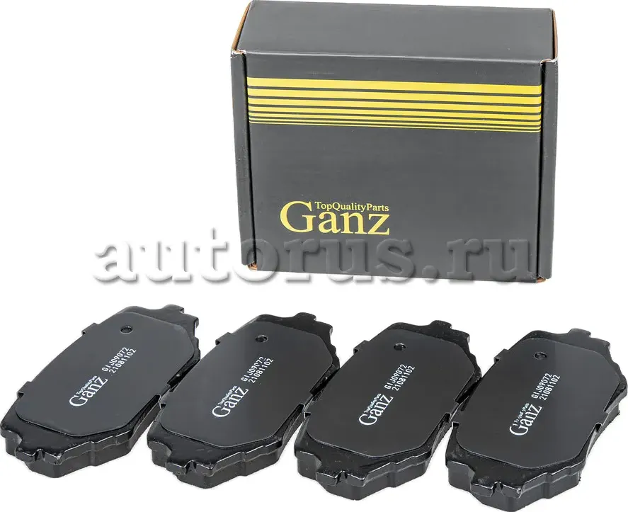 Колодки торм.пер. (Ganz). Артикул GIJ09072