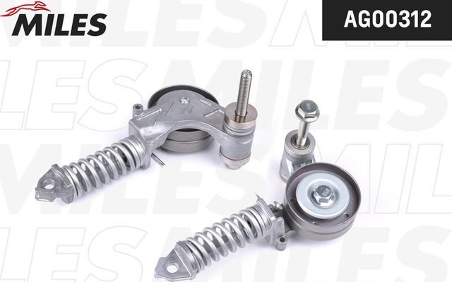 Натяжной ролик (натяжитель) приводного ремня Miles. Артикул AG00312