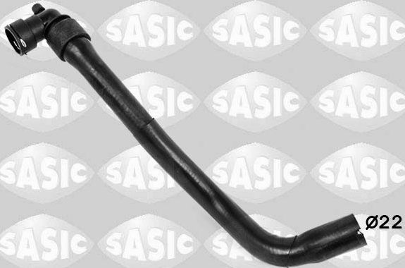 Патрубок радиатора (системы охлаждения) Sasic правый для Citroen C3 Picasso I 2009-2017. Артикул 3400232
