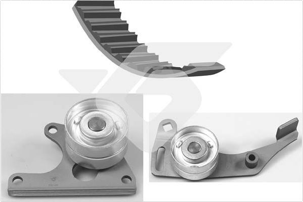 Ремень ГРМ с роликами (комплект) Hutchinson для FSO Polonez I 1988-1992. Артикул KH 06