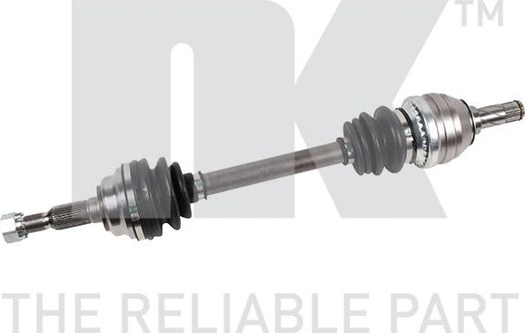 Полуось (привод в сборе, приводной вал) NK передняя левая для Opel Zafira A 1999-2005. Артикул 503657