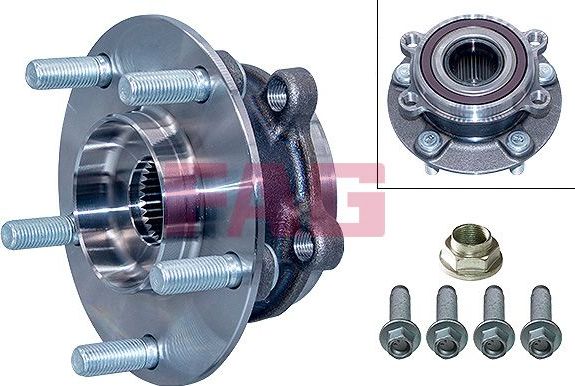 Ступица колеса с интегрированным подшипником Fag передняя для Mazda 6 III (GJ) 2012-2026. Артикул 713 6159 10