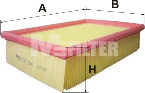 Воздушный фильтр MFilter. Артикул K 7047