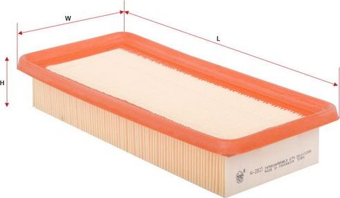 Воздушный фильтр Sakura. Артикул A-2823