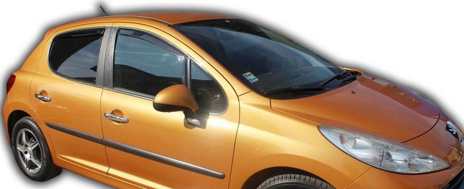 Дефлекторы Heko для окон Peugeot 207 5-дв. 2006-2012. Артикул 26128