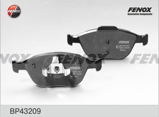 Тормозные колодки Fenox. Артикул BP43209