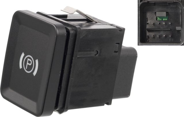 Выключатель, сигнализатор включения ручного тормоз Febi Bilstein (полимерный материал). Артикул 37606