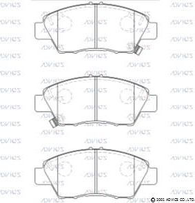 Тормозные колодки Advics. Артикул SN149P