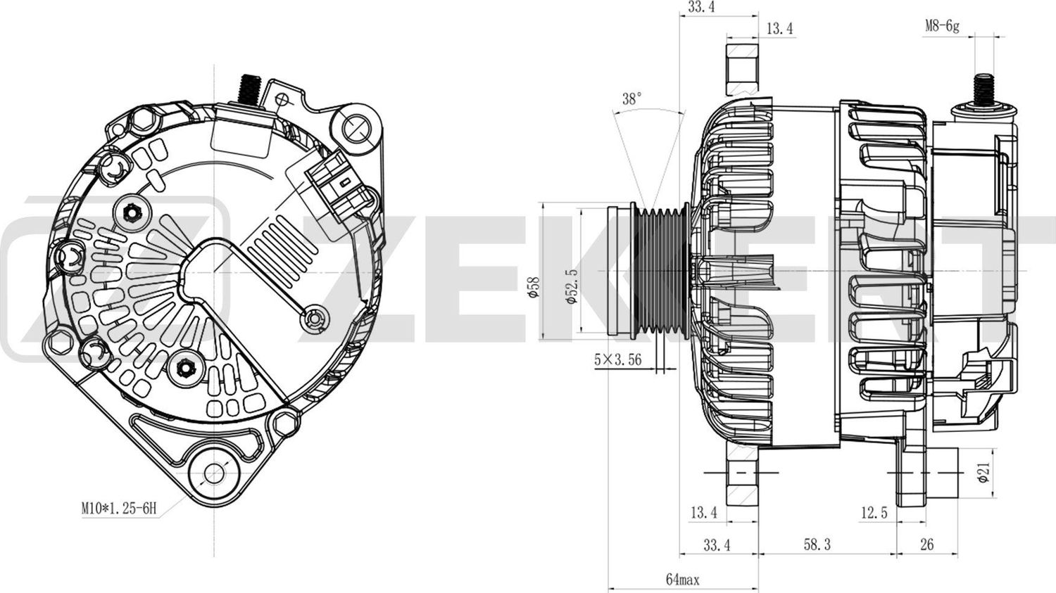 Генератор Zekkert. Артикул GE-1020