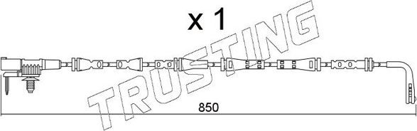 Датчик износа тормозных колодок  Trusting. Артикул SU.352