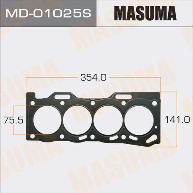 Прокладка ГБЦ Masuma. Артикул MD-01025S