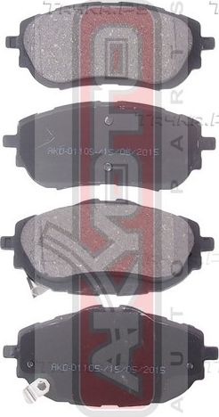 Тормозные колодки Akyoto Packing AKYOTO. Артикул AKD-01105