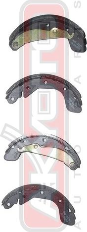 Тормозные колодки Akyoto Packing AKYOTO задние для Daewoo Espero 1991-1999. Артикул AKS-2015