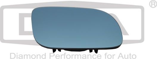 Зеркальное стекло бокового зеркала DPA правое для Volkswagen Bora 1998-2013. Артикул 88571788902