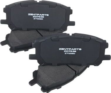 Тормозные колодки Zentparts. Артикул Z07536