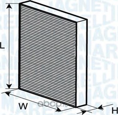 Салонный фильтр Magneti Marelli для Ford Maverick I 1993-1998. Артикул 350203061600